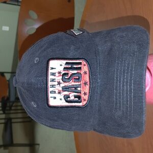 Johnny Cash Outlaw Music Official Merch Corduroy Strapback Hat